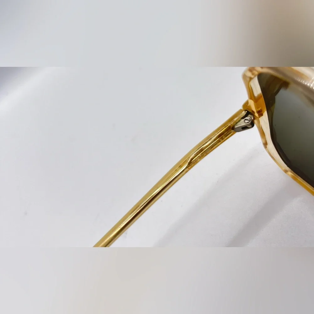 Vintage Tura 616 Beige Oval Sunglasses Frames Only - Picture 8 of 8